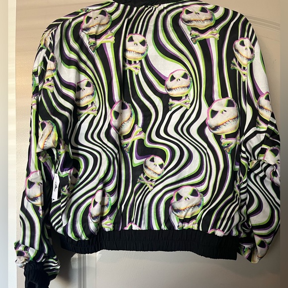 Jack Skellington all over printed zip up jacket - Picture 6 of 6
